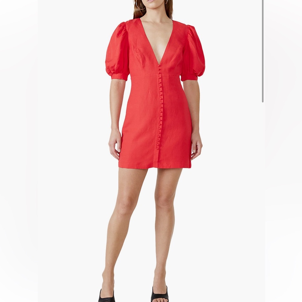 Bardot Talullah Mini Dress, Plunge Neckline